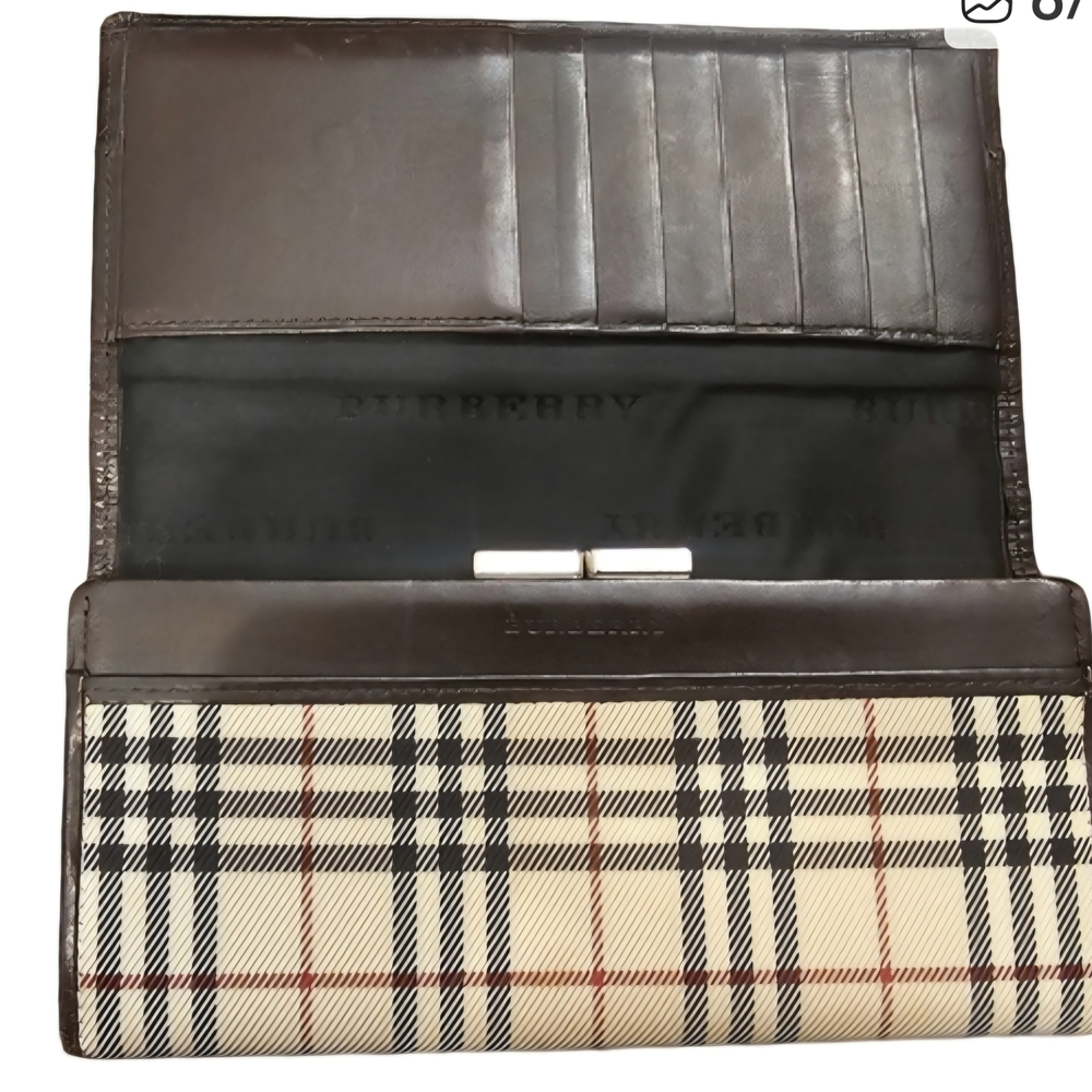 Burberry Checkered Wallet